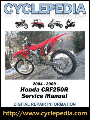 2004 honda crf250r service manual
